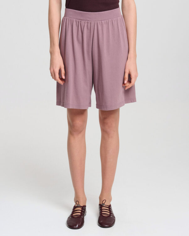 Βαμβακερό Εβαζέ Σορτς με Λάστιχο στη Μέση - 001023235 - Εικόνα 2