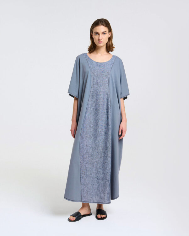 Βαμβακερό Πολύ Φαρδύ Μάξι Καφτάνι - 001026062 - Εικόνα 1