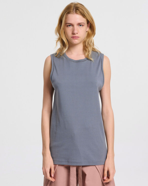 Αμάνικη Bαμβακερή Ριπ Μπλούζα - 001181034 - Εικόνα 1