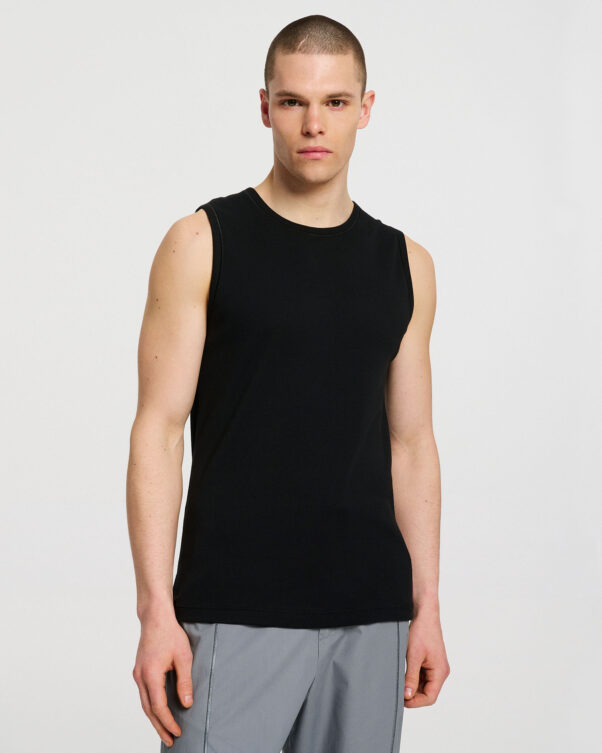 Αμάνικη Bαμβακερή Ριπ Μπλούζα - 001181034m - Εικόνα 1