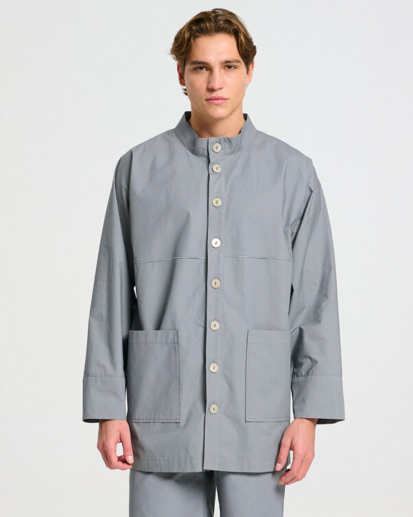 Ζακέτα από Οργανικό Βαμβάκι με Κουμπιά - 001222112m - Εικόνα 1