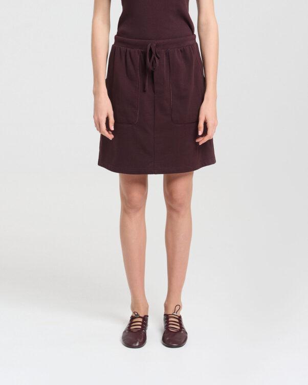 Βαμβακερή Κοντή Φούστα σε Γραμμή Α - 001444182 - Εικόνα 2