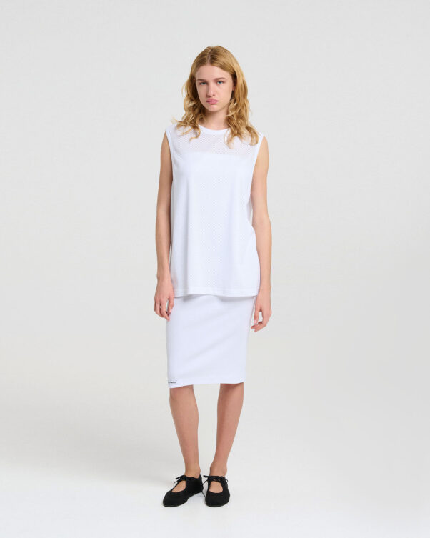 Φαρδιά Μπλούζα σε Βαμβακερό Δίχτυ - 001471792 - Εικόνα 2