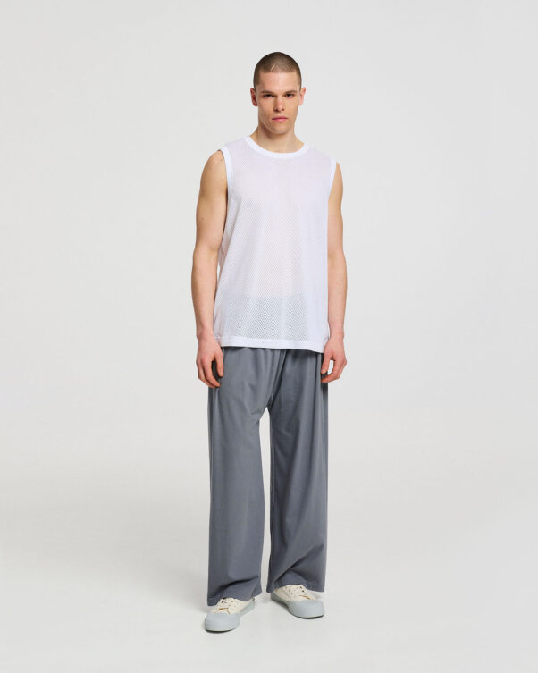 Φαρδιά Μπλούζα σε Βαμβακερό Δίχτυ - 001471792m - Εικόνα 2