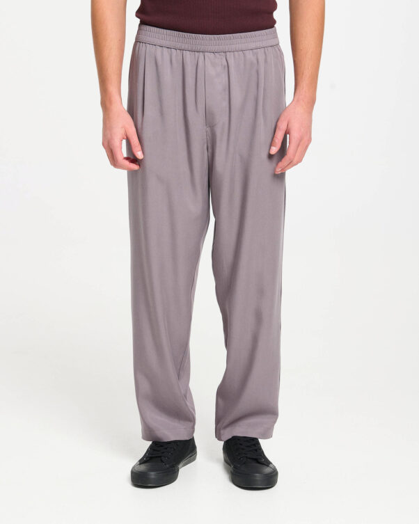 Φαρδύ Παντελόνι σε Lyocell με Πιέτες - 006663734m - Εικόνα 2