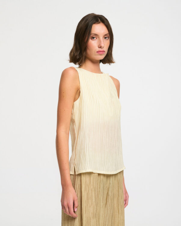 Μπλούζα Bateau σε Τσαλακωτό Ύφασμα - 006761827 - Εικόνα 1