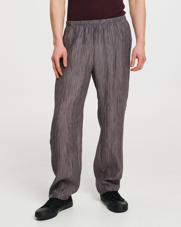 Παντελόνι με Λάστιχο σε Τσαλακωτό Ύφασμα - 00006763195m - Εικόνα 2