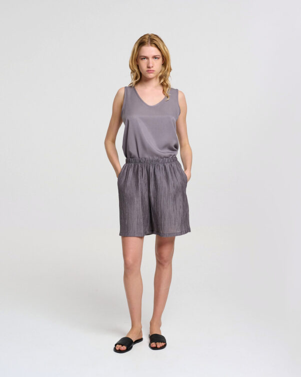 Σορτς σε Τσαλακωτό Ύφασμα - 006763236 - Εικόνα 1