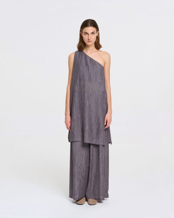 Μακριά Τουνίκ σε Τσαλακωτό Ύφασμα - 006766068 - Εικόνα 1