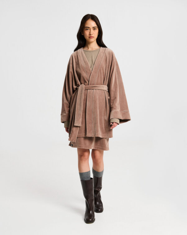 Βελούδινη Ζακέτα Κιμονό - 001302823 - Εικόνα 2