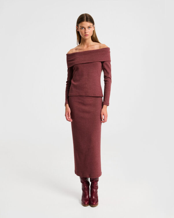 Βαμβακερή Ριπ Στενή Μπλούζα - 001361840 - Εικόνα 2