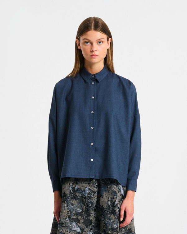 Κοντό Μάλλινο Πουκάμισο - 002142916 - Εικόνα 1