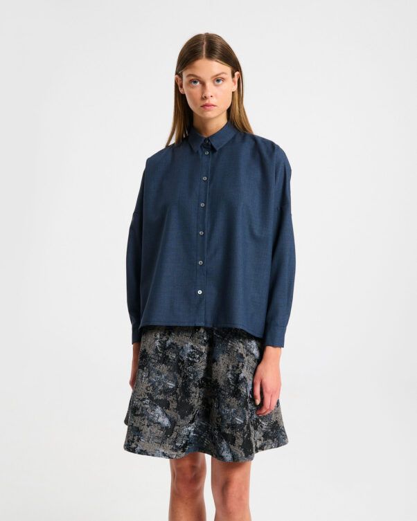 Κοντό Μάλλινο Πουκάμισο - 002142916 - Εικόνα 2