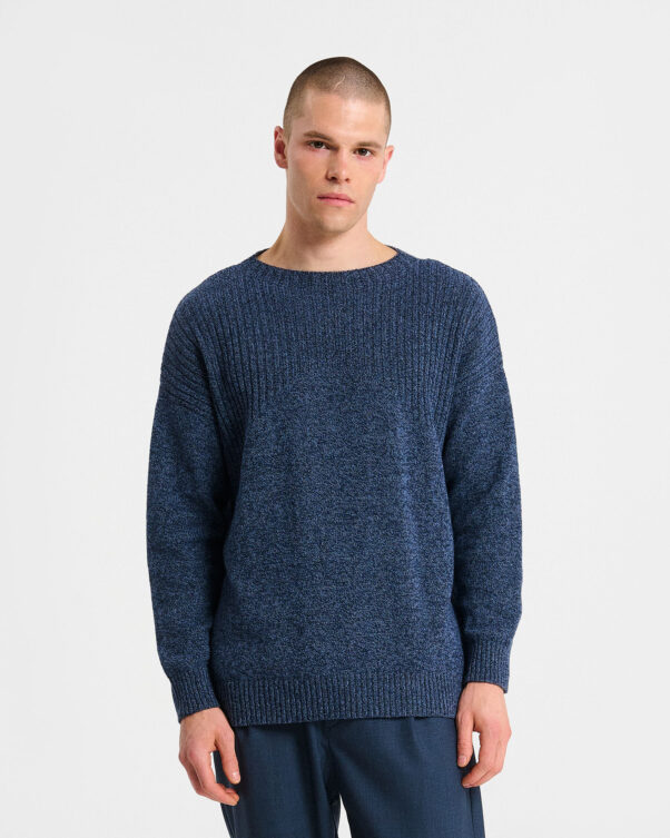 Μάλλινο Πουλόβερ με Στρογγυλή Λαιμόκοψη - 002291851m - Εικόνα 4