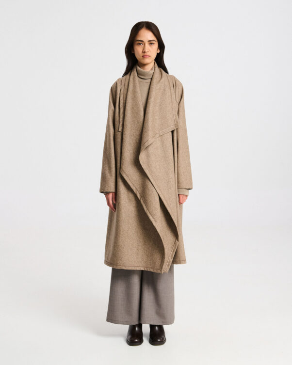 Τσόχα Παλτό χωρίς Κουμπιά - 002392327 - Εικόνα 1