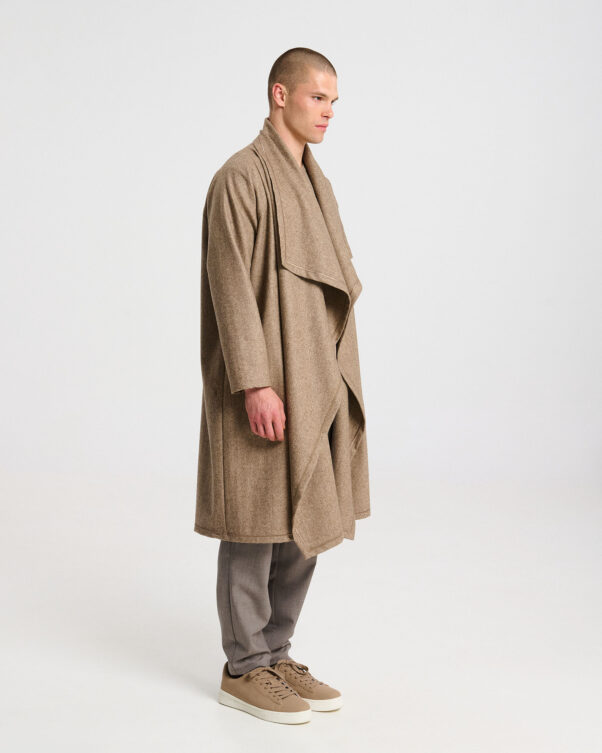 Τσόχα Παλτό χωρίς Κουμπιά - 002392327m - Εικόνα 2