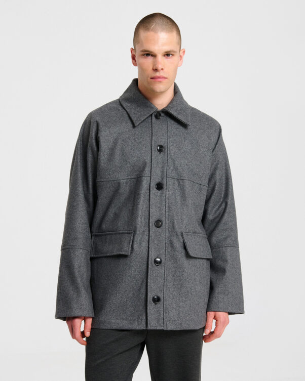 Φαρδύ Τζάκετ σε Τσόχα - 002392827m - Εικόνα 1