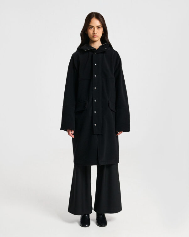 Μάλλινο Παλτό με Κουκούλα - 002672330 - Εικόνα 1