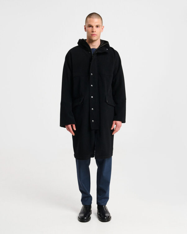 Μάλλινο Παλτό με Κουκούλα - 002672330m - Εικόνα 1