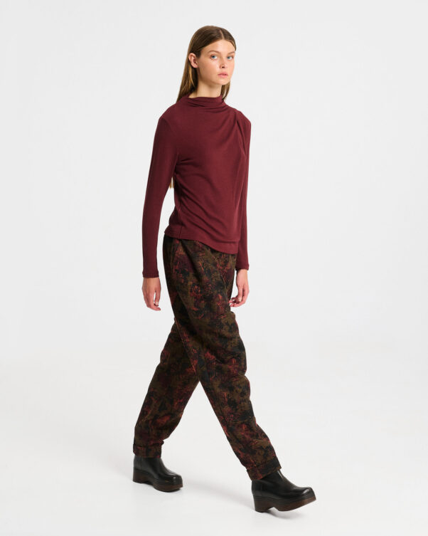 Στενή Μπλούζα από Bamboo Jersey - 004101838 - Εικόνα 2