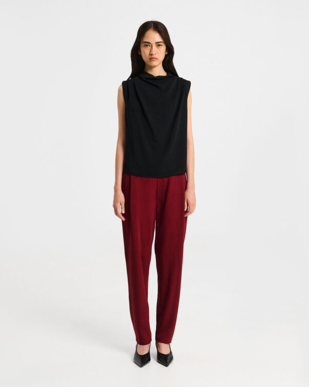 Ντραπέ Μπλούζα σε Crep Rayon - 006771846 - Εικόνα 2