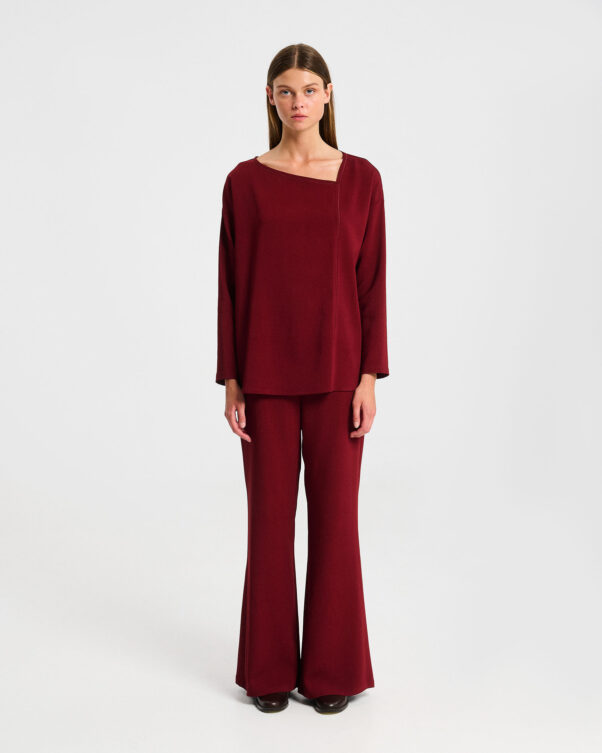 Φαρδιά Μπλούζα σε Crep Rayon - 006771847 - Εικόνα 2