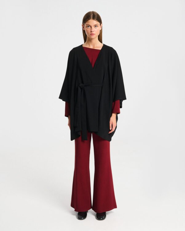 Ζακέτα Kimono σε Crep Rayon - 006772826 - Εικόνα 2