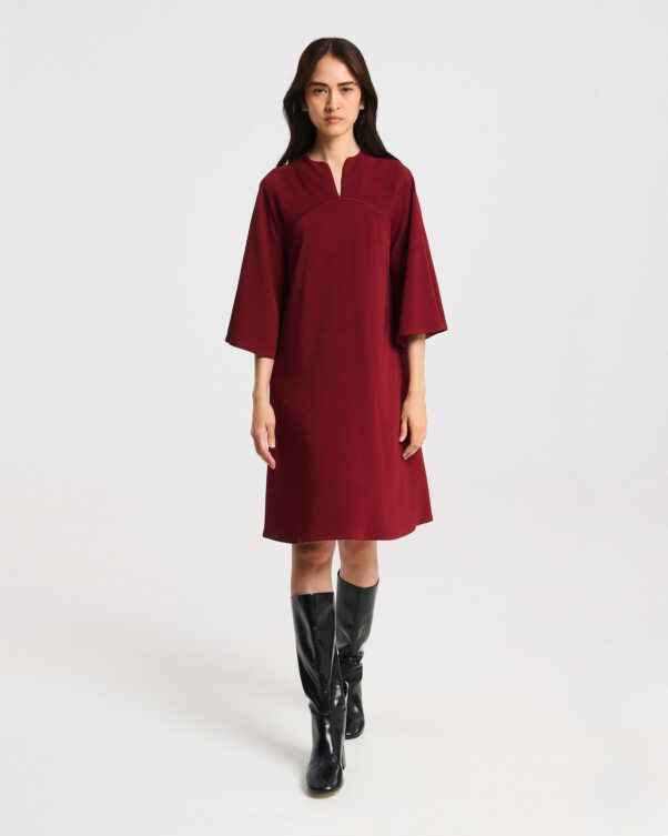 Κοντό Crep Rayon Φόρεμα - 006776082 - Εικόνα 1