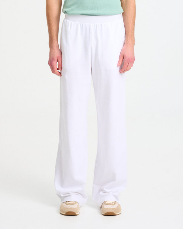Wide Cotton Pants - 001443133m - image 2
