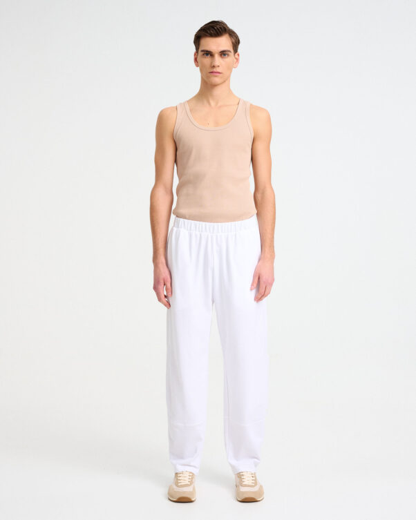Baggy Cotton Pants with Panels - 001443755m - image 1