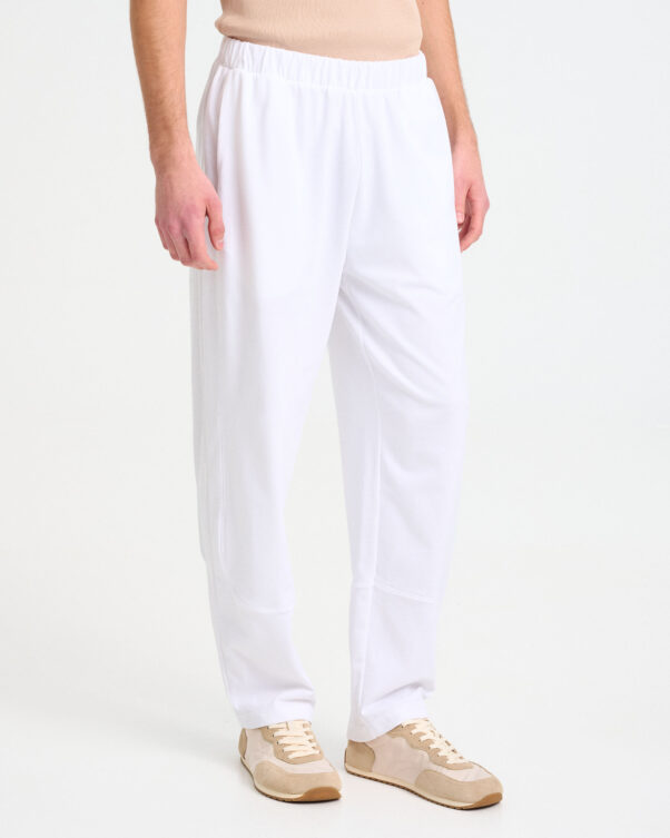 Baggy Cotton Pants with Panels - 001443755m - image 2
