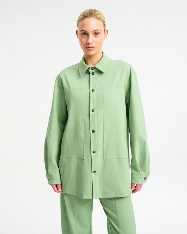 Φαρδύ Τζιν Overshirt - 003032595 - Εικόνα 1