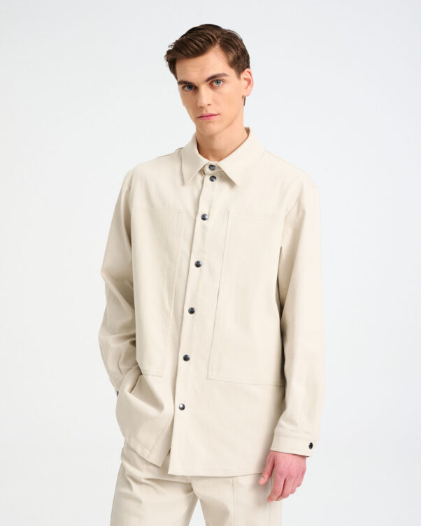 Φαρδύ Τζιν Overshirt - 003032595m - Εικόνα 1