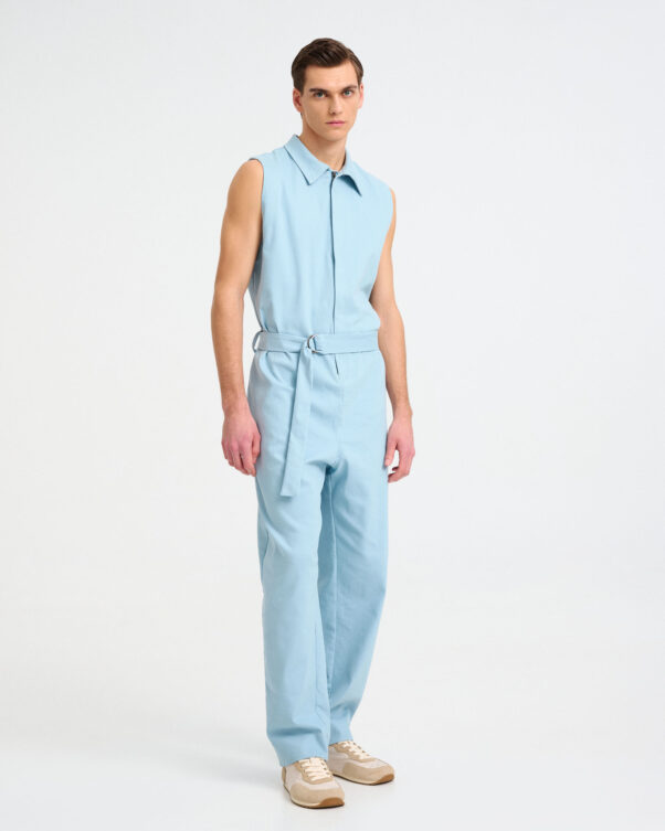 Loose Denim Overalls - 003033555m - image 1