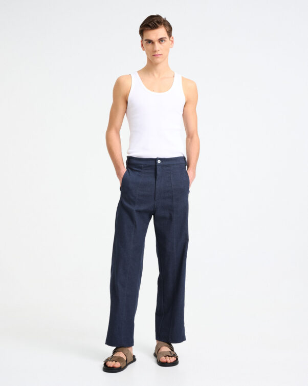 Baggy Denim Pants - 003033758m - image 1