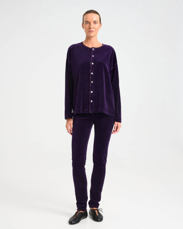 Velvet Terry Cardigan - 001302128 - image 1