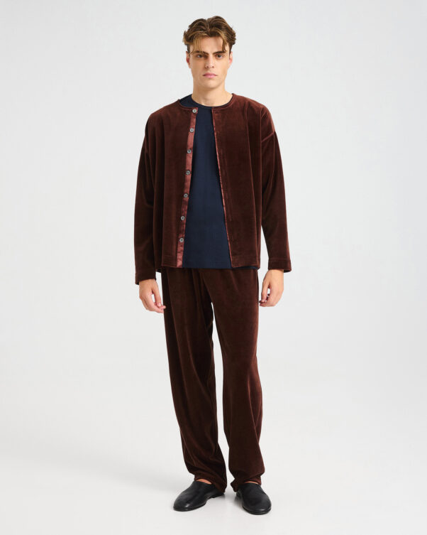 Velvet Terry Cardigan - 001302128m - image 1