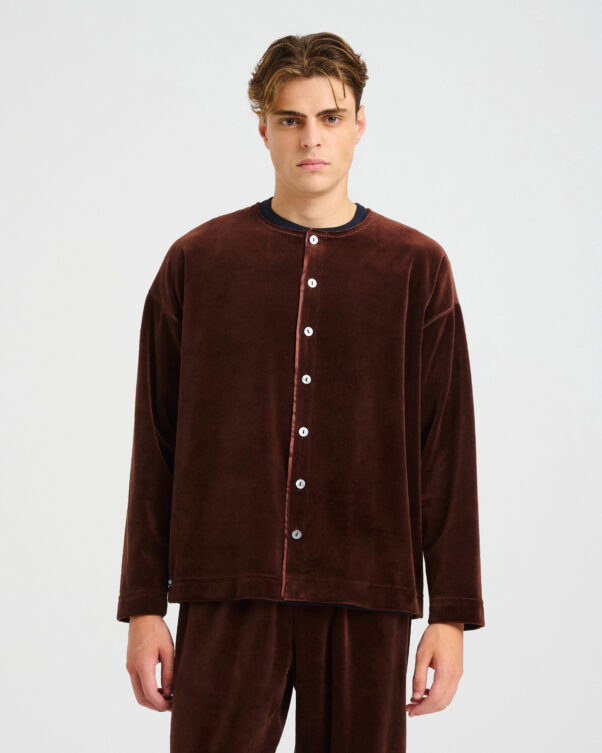 Velvet Terry Cardigan - 001302128m - image 2
