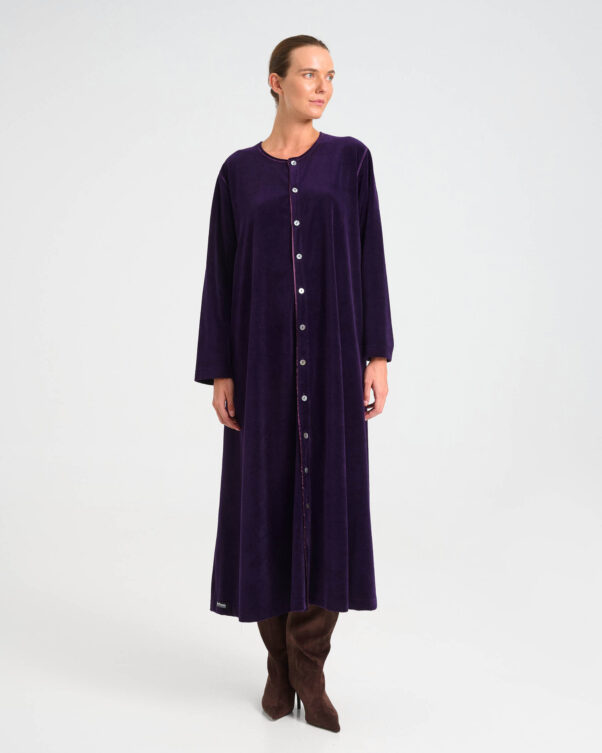 Velvet Terry Opera Coat - 001302220 - image 1