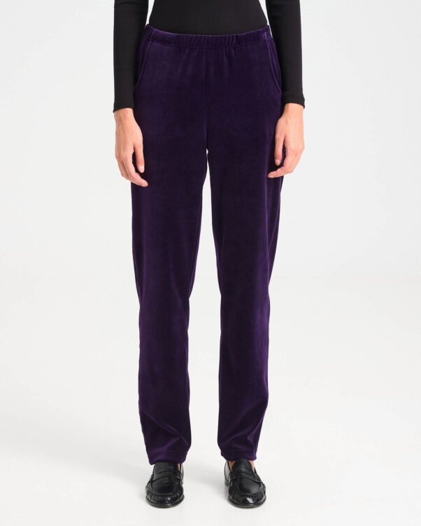 Velvet Terry Lounge Pants with Pockets - 001303195 - image 2