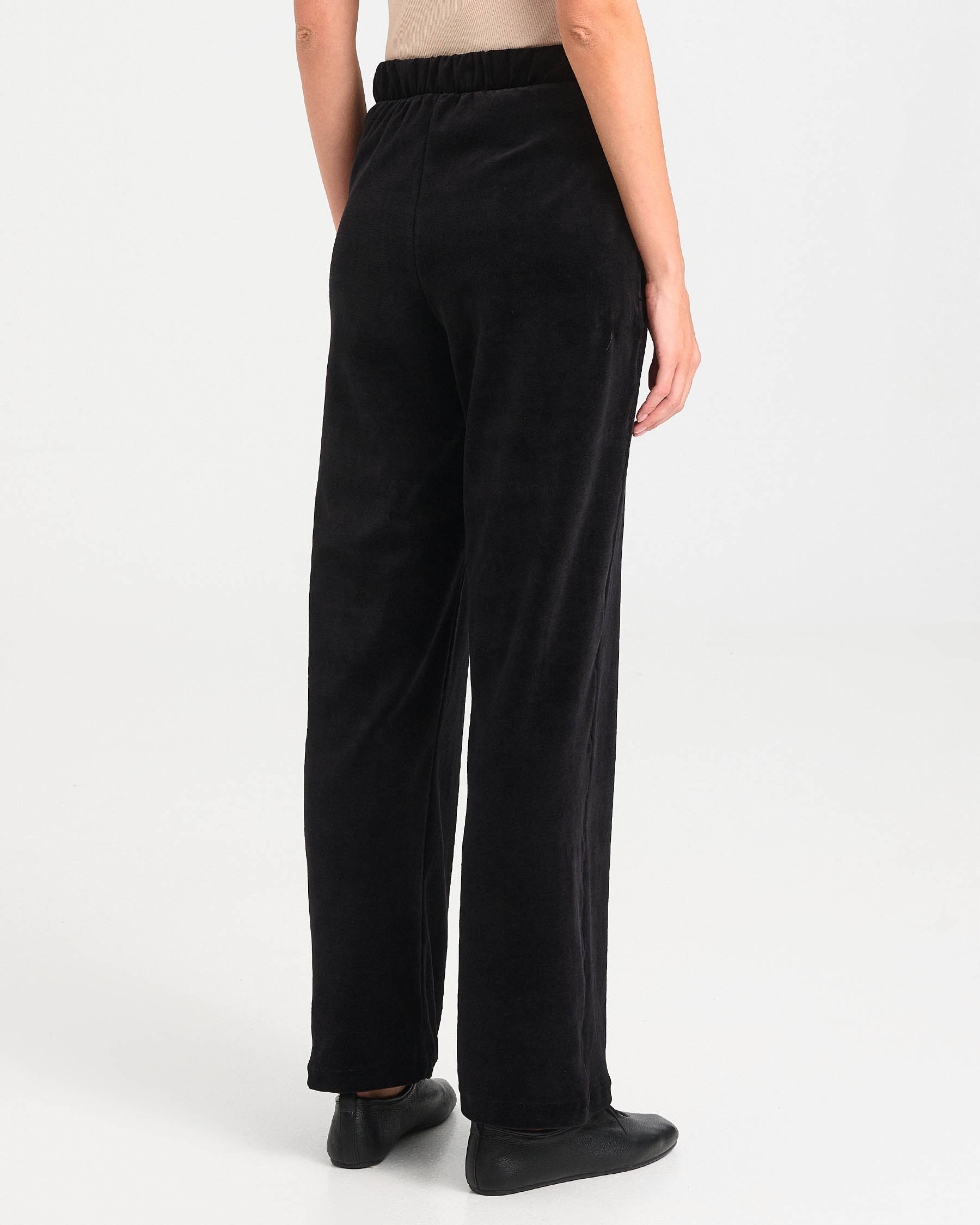 Wide-Leg Velvet Terry Pants - 001303726 - image 5
