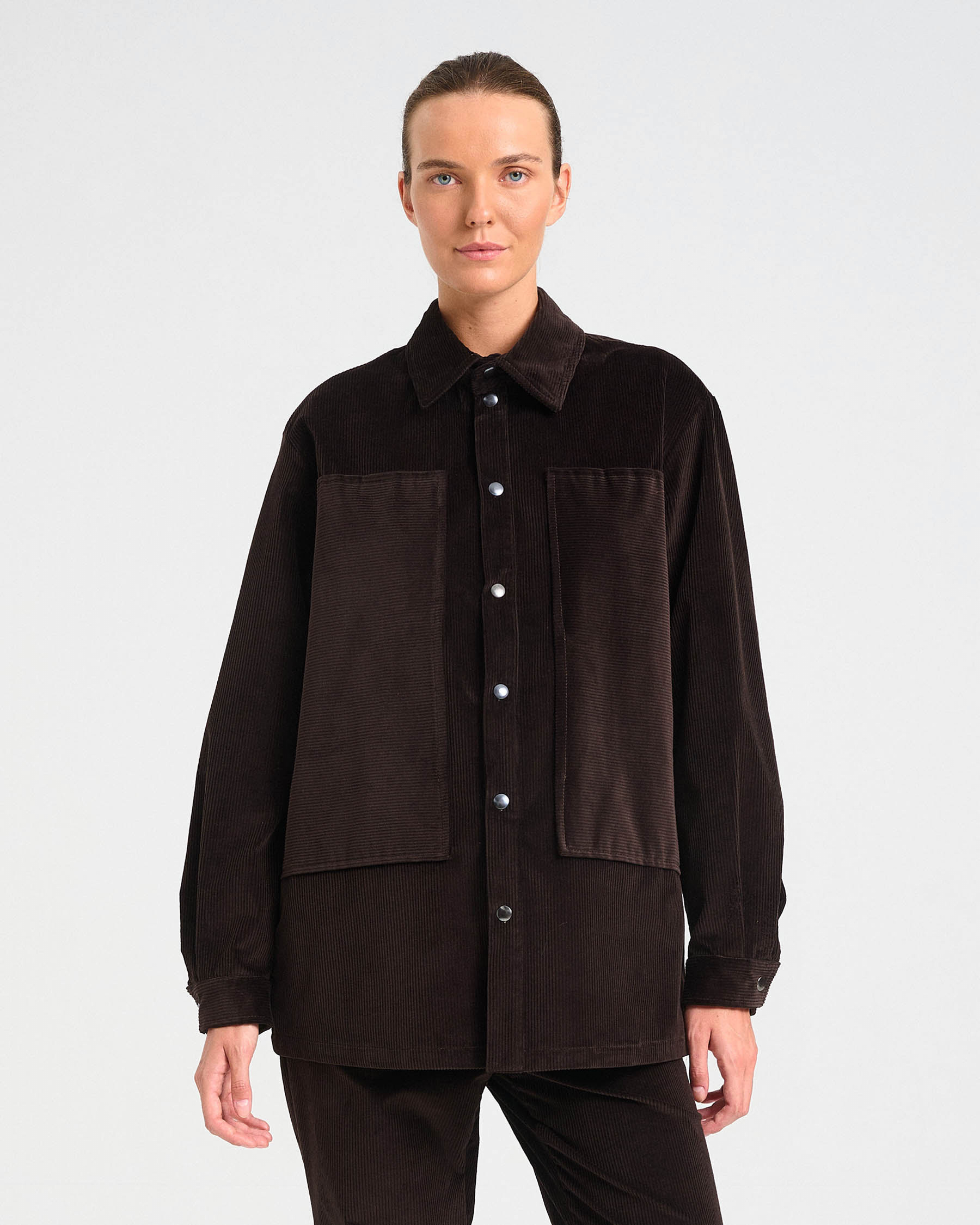 Corduroy Overshirt - 001372595 - image 5