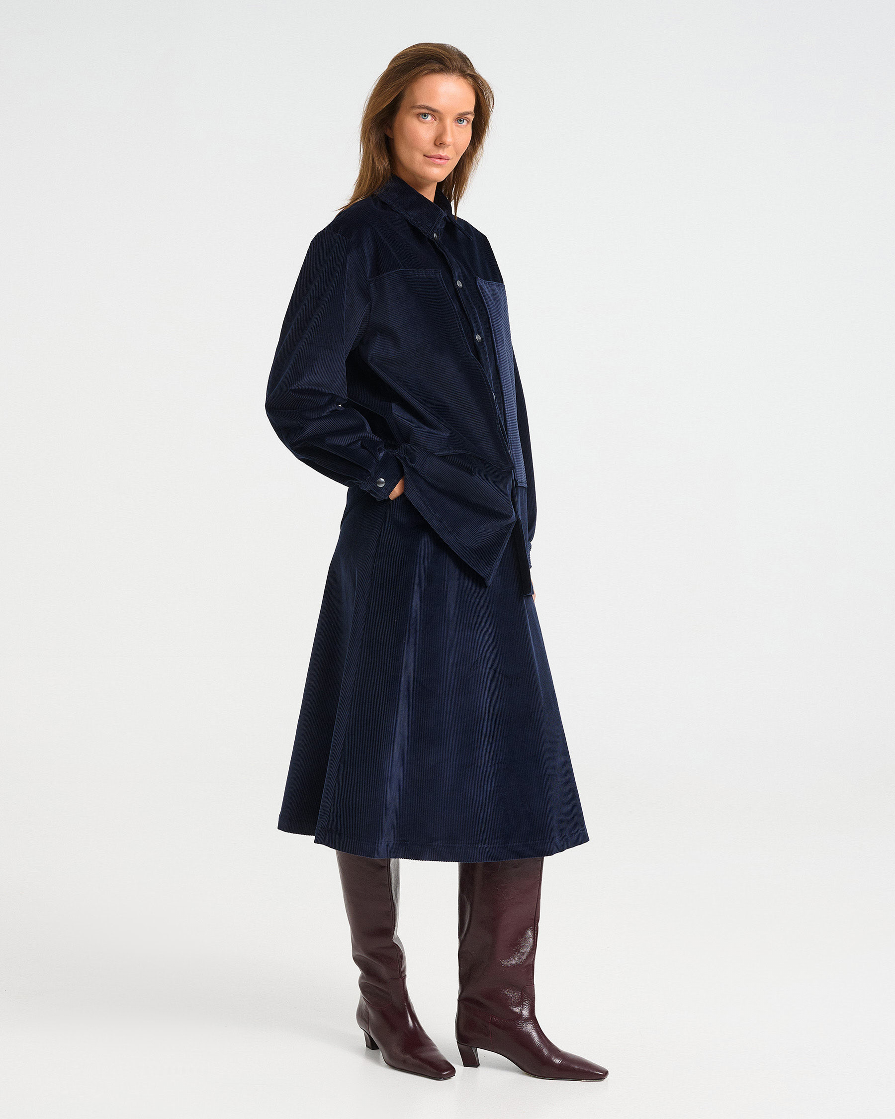 Corduroy Overshirt - 001372595 - image 3
