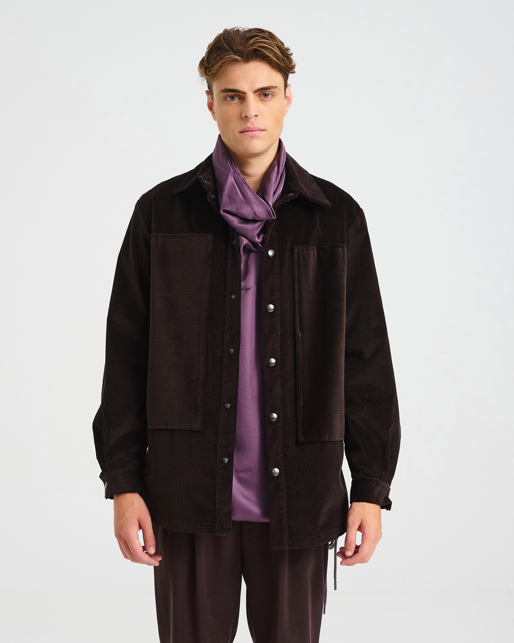 Corduroy Overshirt - 001372595m - image 5