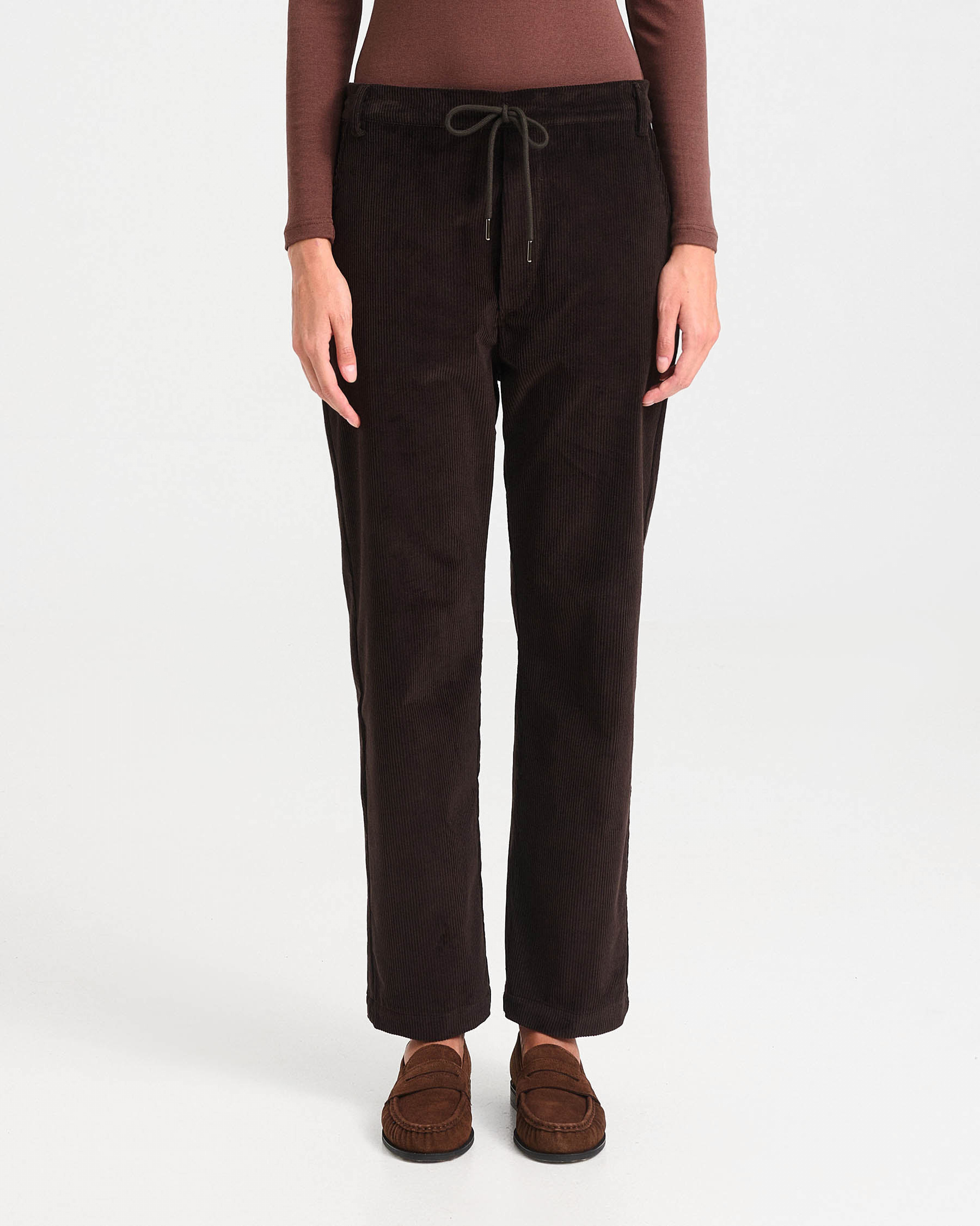 Baggy Corduroy Drawstring Pants - 001373099 - image 5