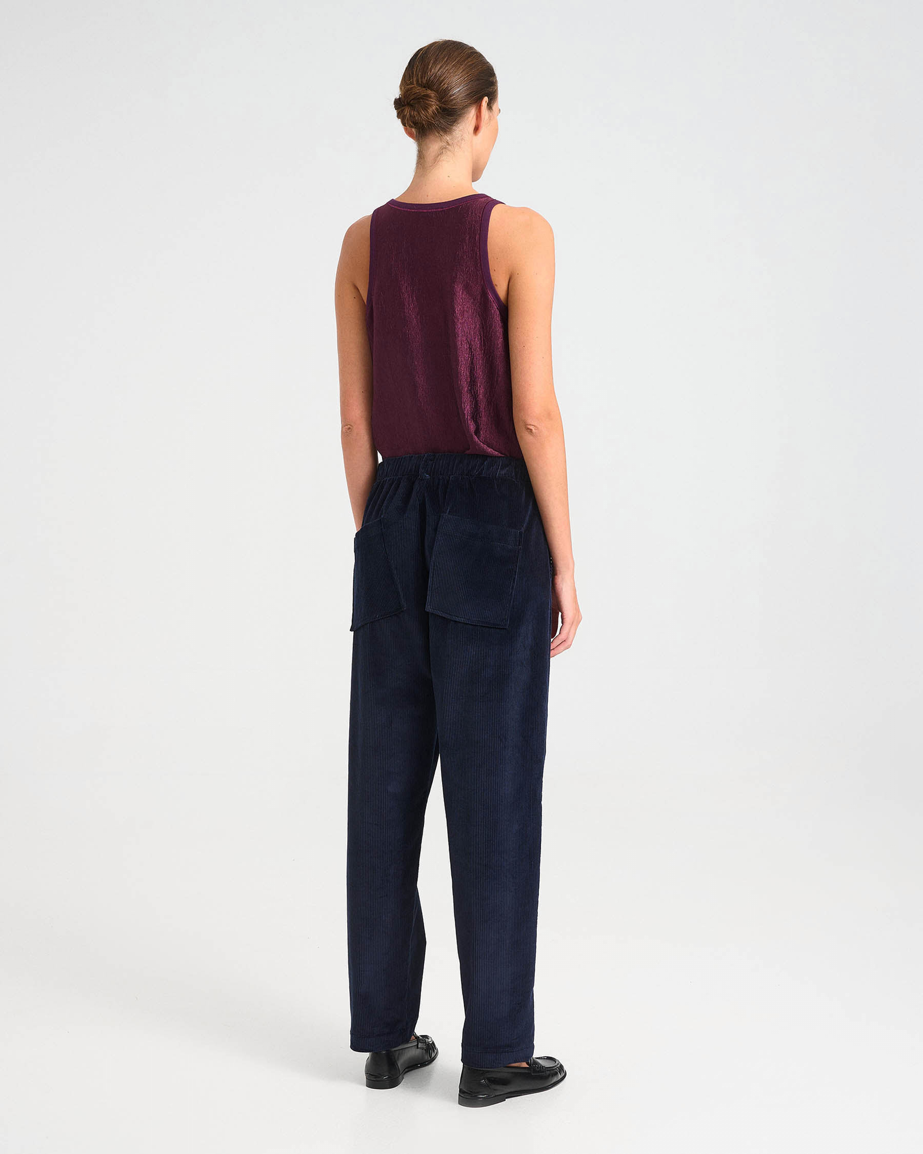 Baggy Corduroy Drawstring Pants - 001373099 - image 4