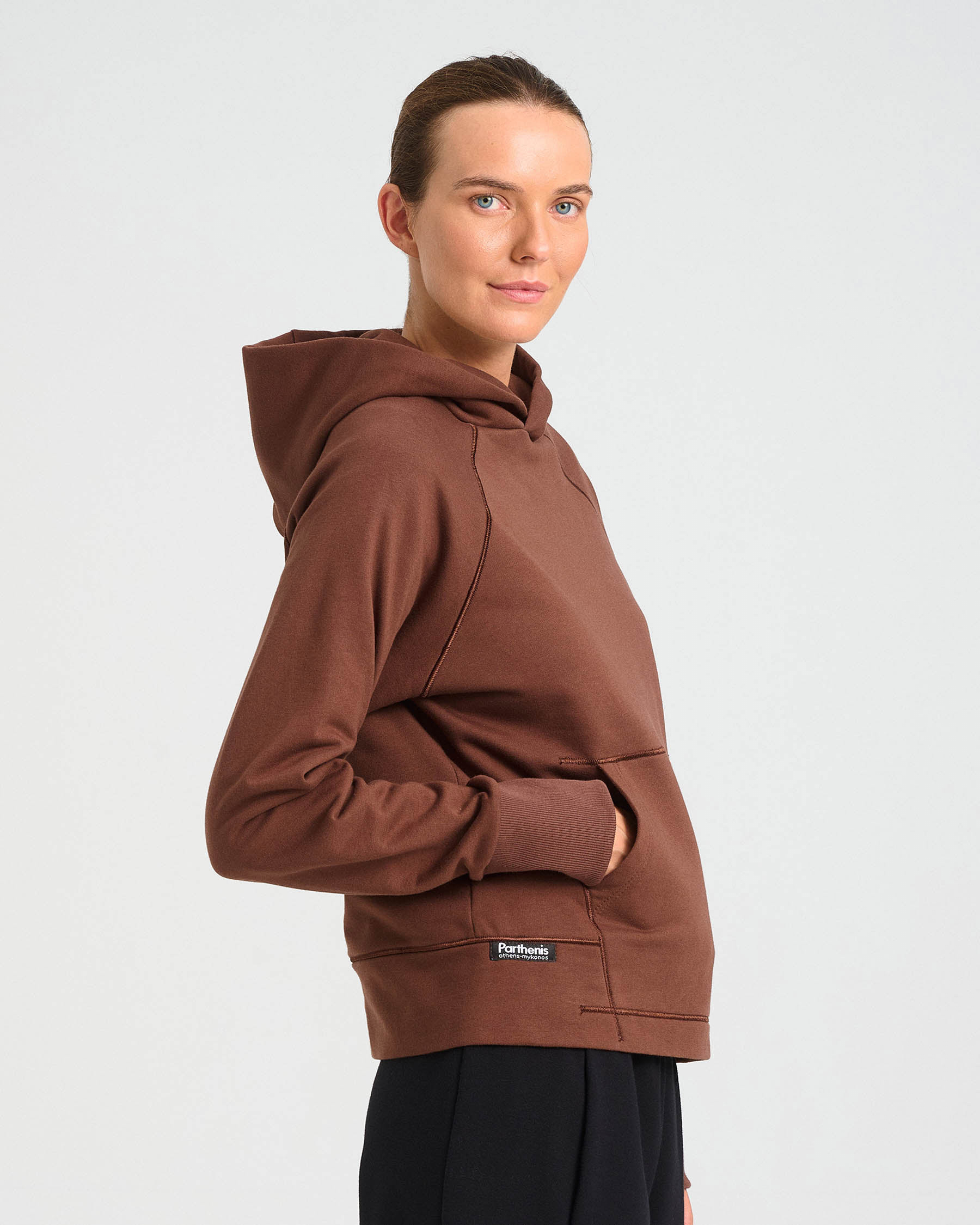 Cotton French Terry Hoodie - 001421096 - image 3