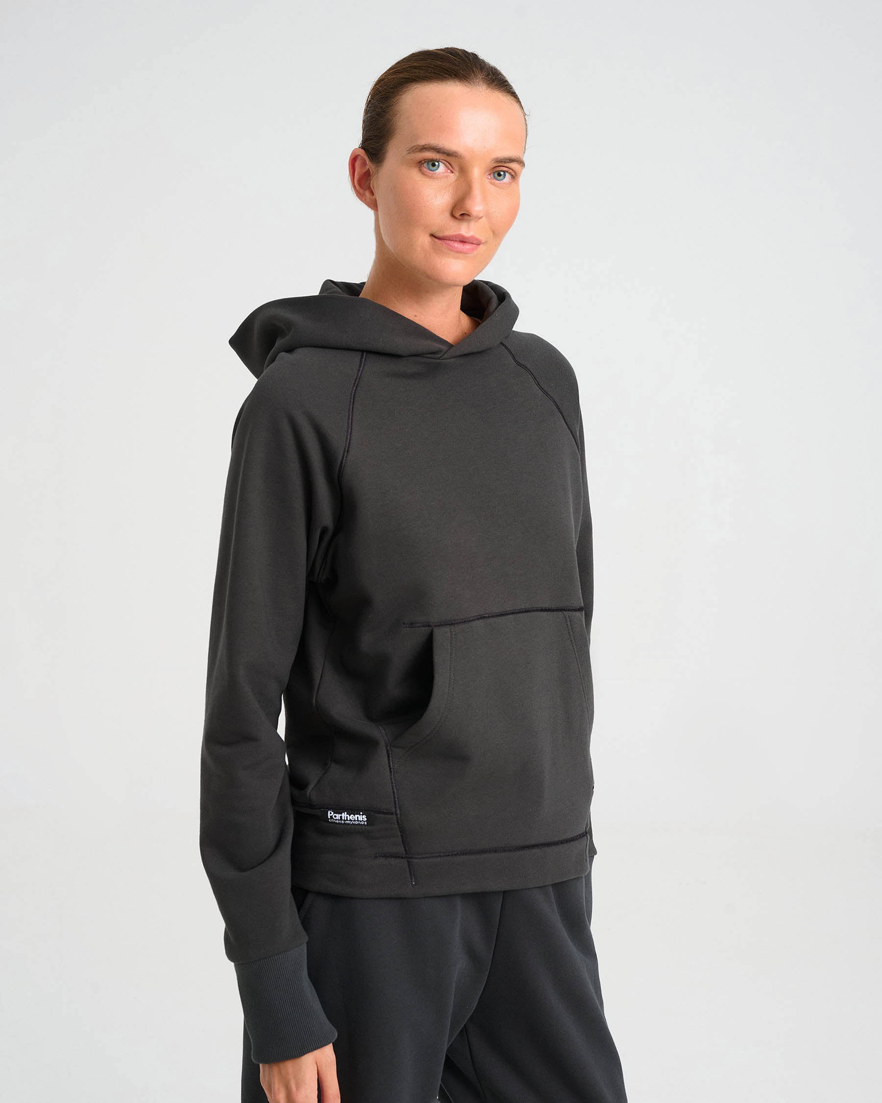Cotton French Terry Hoodie - 001421096 - image 5