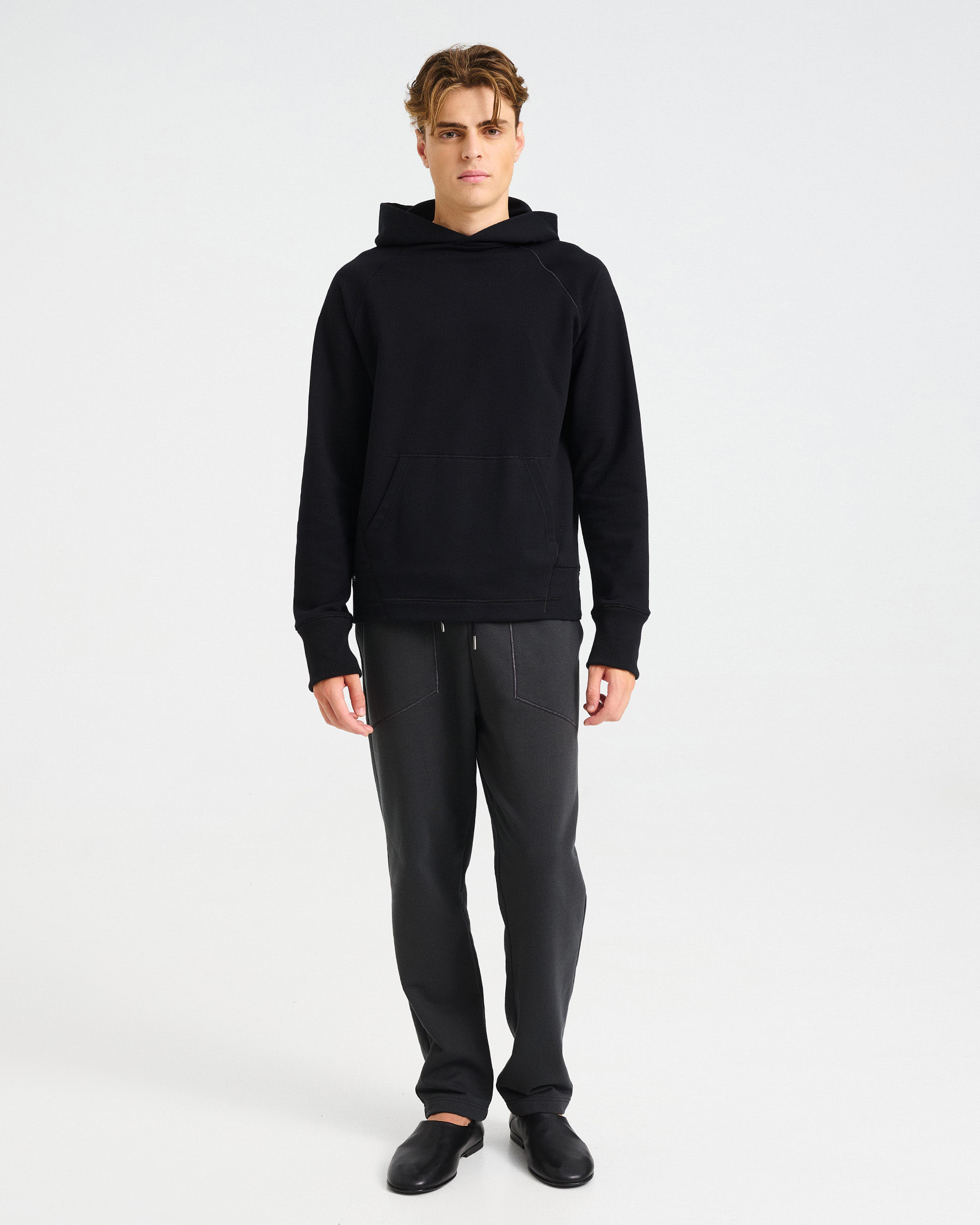 Cotton French Terry Hoodie - 001421096m - image 1