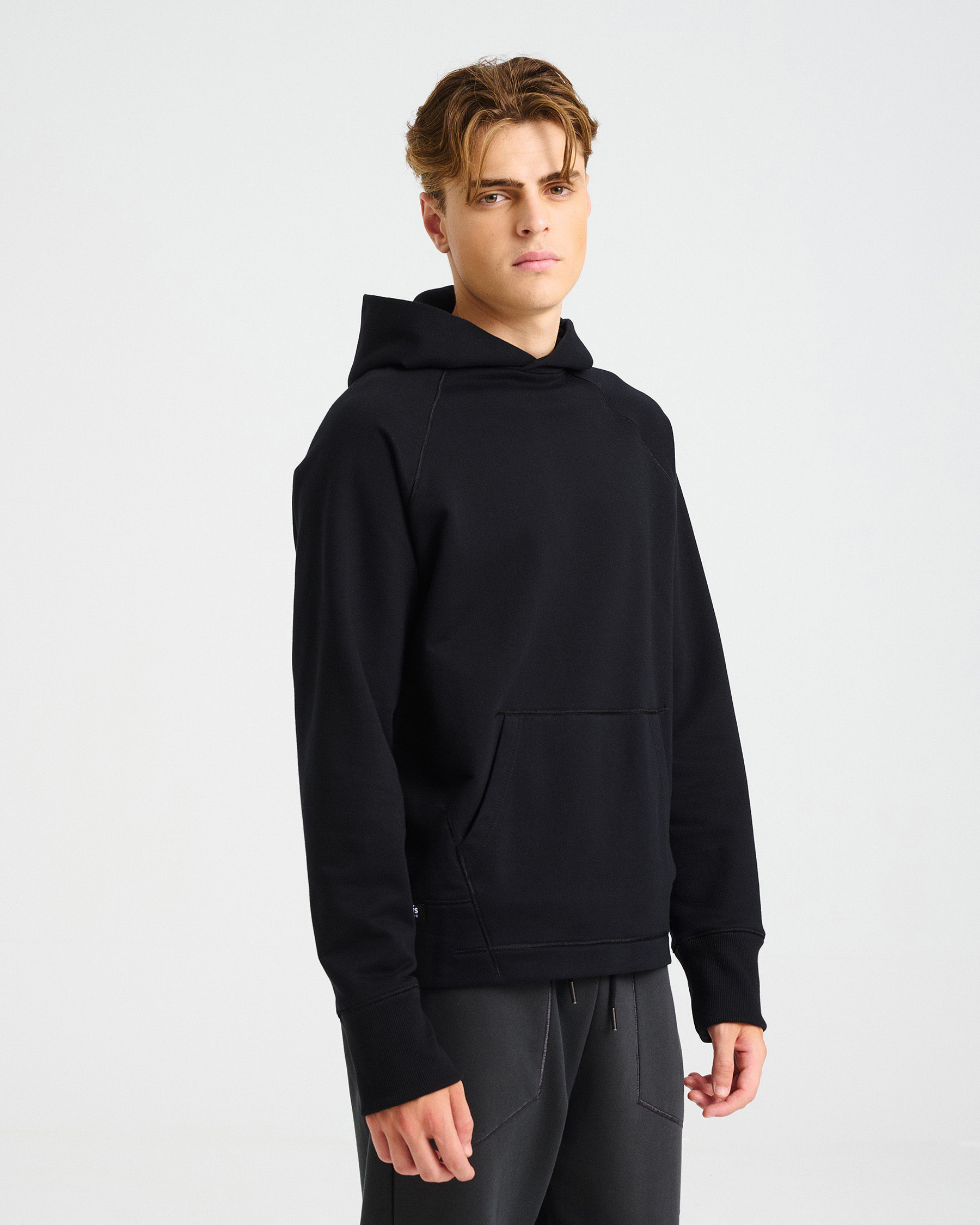 Cotton French Terry Hoodie - 001421096m - image 3